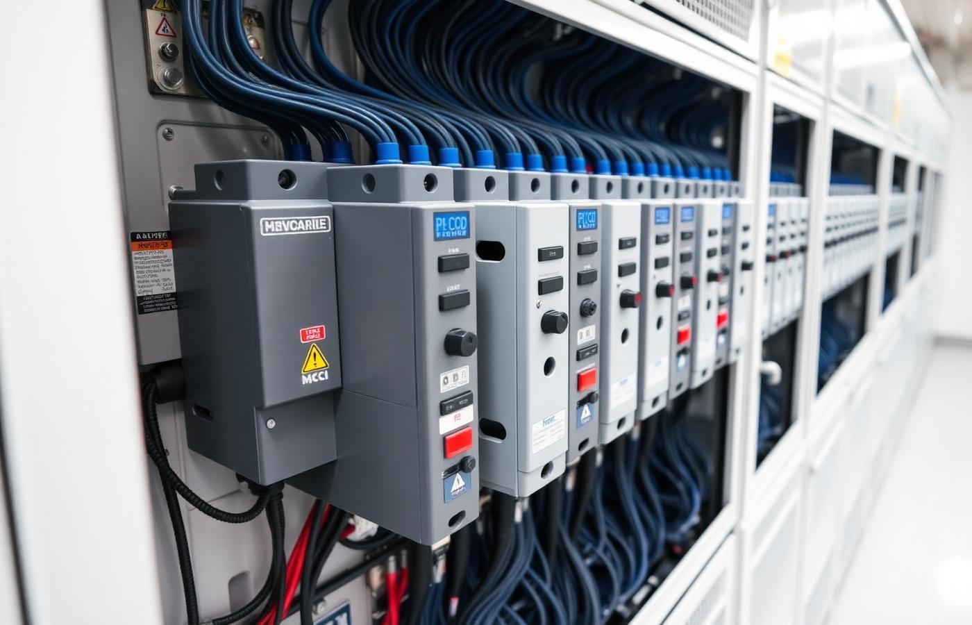 PLC control panel wiring